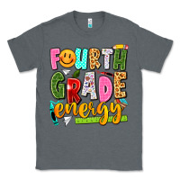 Charcoal Heather fourth grade energy Classic Tee - texasbilliewilder