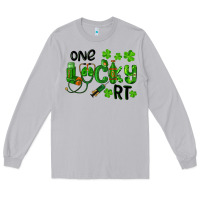 Moon Dust One Lucky Respiratory Terapist Long Sleeve Tee - RanaPortraitStore