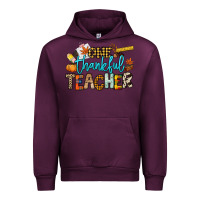 Mauve Wine One thankful Teacher Urban Hoodie - NancyCooperArtShop