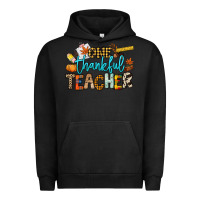 Pigment Black One thankful Teacher Urban Hoodie - NancyCooperArtShop