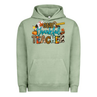 Pigment Oil Green One thankful Teacher Urban Hoodie - NancyCooperArtShop