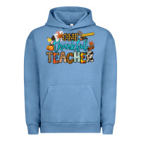 Pigment Pebble Blue One thankful Teacher Urban Hoodie - NancyCooperArtShop