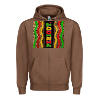 Chestnut juneteenth periodt Zipper Hoodie - Zillion Design Studio