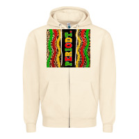 Sandshell juneteenth periodt Zipper Hoodie - Zillion Design Studio