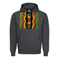 Smoke juneteenth periodt Zipper Hoodie - Zillion Design Studio