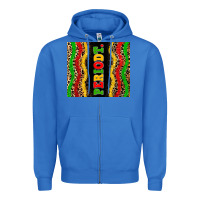 True Royal juneteenth periodt Zipper Hoodie - Zillion Design Studio