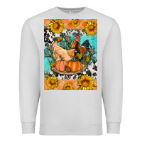 Dove Grey fall coop animals Premium Sweatshirt - Artiststas