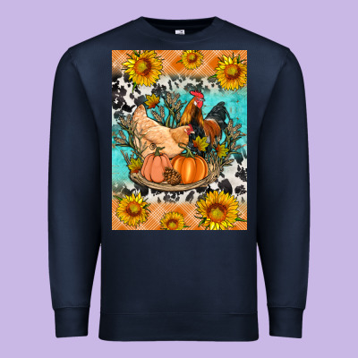 Fall Coop Animals Premium Sweatshirt Designed By Artiststas