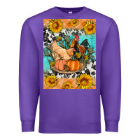 Purple fall coop animals Premium Sweatshirt - Artiststas
