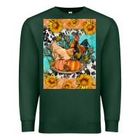 Sports Green fall coop animals Premium Sweatshirt - Artiststas