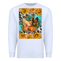 White fall coop animals Premium Sweatshirt - Artiststas