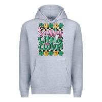 Heather Grey sassy little glover Premium Hoodie - MaliasSmallBusiness