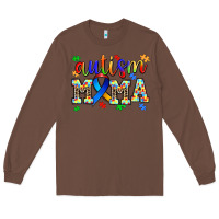 Chestnut autism mama Long Sleeve Tee - AdoDesignShop