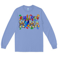 Colony Blue autism mama Long Sleeve Tee - AdoDesignShop