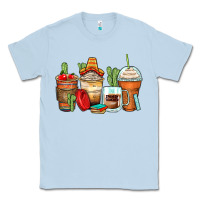 Dusty Blue spanish teacher coffee cups Classic Tee - Zillion Design Studio