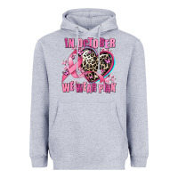 Heather Grey western leopard  in october we wear pink heart Heavyweight Hoodie - AdoDesignShop