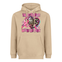 Mushroom western leopard  in october we wear pink heart Heavyweight Hoodie - AdoDesignShop