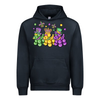 Navy mardi gras bead dogs Urban Hoodie - MaliasSmallBusiness