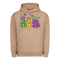 Pigment Burro mardi gras bead dogs Urban Hoodie - MaliasSmallBusiness