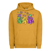 Pigment Peanut Butter mardi gras bead dogs Urban Hoodie - MaliasSmallBusiness