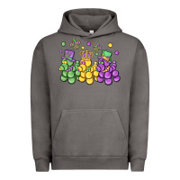 Pigment Tornado mardi gras bead dogs Urban Hoodie - MaliasSmallBusiness