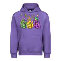 Tulip mardi gras bead dogs Urban Hoodie - MaliasSmallBusiness