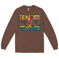 Chestnut teacher teacher Long Sleeve Tee - Zillion Design Studio