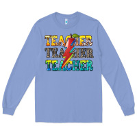 Colony Blue teacher teacher Long Sleeve Tee - Zillion Design Studio