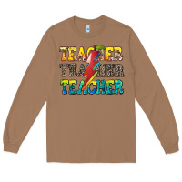 Toasted Coconut teacher teacher Long Sleeve Tee - Zillion Design Studio