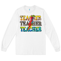 White teacher teacher Long Sleeve Tee - Zillion Design Studio
