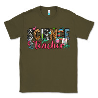 Army Green science teacher Classic Tee - Zillion Design Studio