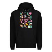 Black can't talk right now doing mama stay at home stuff Premium Hoodie - MaliasSmallBusiness