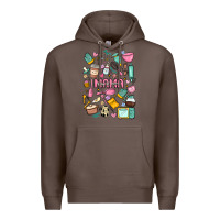 Coffee can't talk right now doing mama stay at home stuff Premium Hoodie - MaliasSmallBusiness