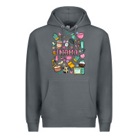 Rock can't talk right now doing mama stay at home stuff Premium Hoodie - MaliasSmallBusiness