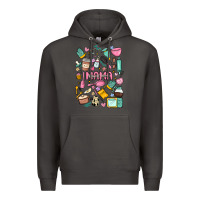 Smoke can't talk right now doing mama stay at home stuff Premium Hoodie - MaliasSmallBusiness