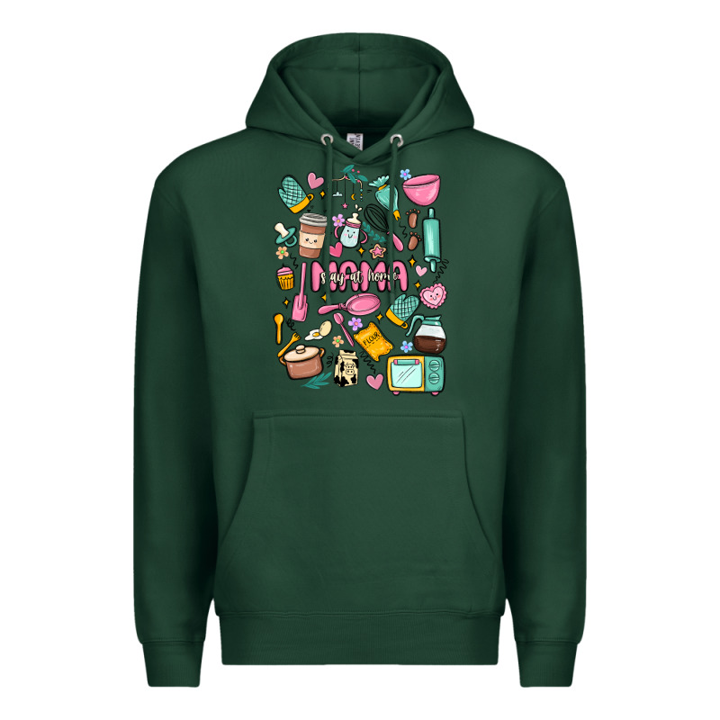 Can't Talk Right Now Doing Mama Stay At Home Stuff Premium Hoodie by MaliasSmallBusiness | Teevron