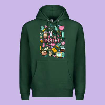 Can't Talk Right Now Doing Mama Stay At Home Stuff Premium Hoodie Designed By Maliassmallbusiness