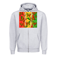 Heather Grey juneteenth butterfly Zipper Hoodie - Zillion Design Studio