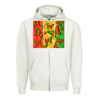 Oatmeal Heather juneteenth butterfly Zipper Hoodie - Zillion Design Studio
