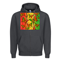 Smoke juneteenth butterfly Zipper Hoodie - Zillion Design Studio