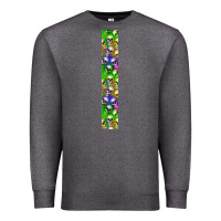 Charcoal Heather Halloween Key Fob Premium Sweatshirt - BundleAndBundleShop