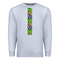 Heather Grey Halloween Key Fob Premium Sweatshirt - BundleAndBundleShop