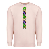 Pale Pink Halloween Key Fob Premium Sweatshirt - BundleAndBundleShop