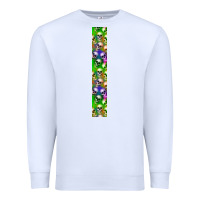 White Halloween Key Fob Premium Sweatshirt - BundleAndBundleShop