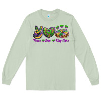 Matcha Peace Love King Cake Long Sleeve Tee - RanaPortraitStore
