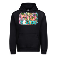 Black Happy Easter Urban Hoodie - NancyCooperArtShop