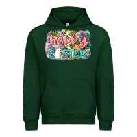 Foreset Green Happy Easter Urban Hoodie - NancyCooperArtShop