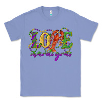 Colony Blue love with crawfish mardi gras Classic Tee - RanaPortraitStore