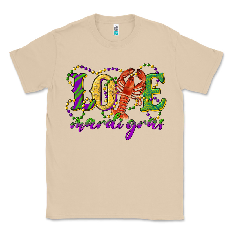 Love With Crawfish Mardi Gras Classic Tee by RanaPortraitStore | Teevron