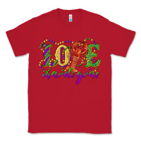 Red love with crawfish mardi gras Classic Tee - RanaPortraitStore